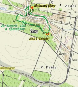 Mapa Šatova